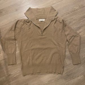 Abercrombie & Fitch - quarter zip sweater. Soft AF collection.  XXS